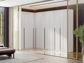 Гардеробная Эккервуд (белый) в Довольном - dovolnoe.mebel-nsk.ru | фото