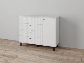 Комод «Катрин-13» (белый/белый снег) в Довольном - dovolnoe.mebel-nsk.ru | фото
