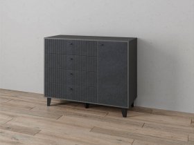 Комод «Катрин-13» (графит/гранит лофт) в Довольном - dovolnoe.mebel-nsk.ru | фото