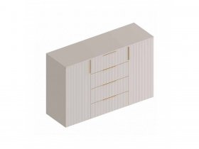 Комод с 4 ящ., 2створ. «Тефия» (тефия/софт сантьяго) в Довольном - dovolnoe.mebel-nsk.ru | фото