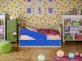 Кровать детская Бабочки 2,0 м в Довольном - dovolnoe.mebel-nsk.ru | фото