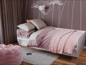 Кровать-диван детский Зефир-1 (белый) в Довольном - dovolnoe.mebel-nsk.ru | фото