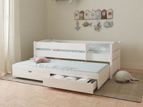 Кровать двухуровневая с ящиками «Лапландия» в Довольном - dovolnoe.mebel-nsk.ru | фото