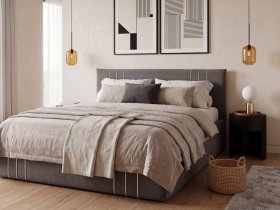 Кровать двуспальная 1,6м с подъем. мех. Леванте в Довольном - dovolnoe.mebel-nsk.ru | фото