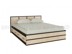 Кровать двуспальная Сакура 1,4 м в Довольном - dovolnoe.mebel-nsk.ru | фото