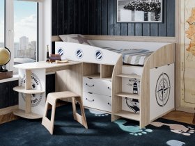 Кровать комбинированная «Немо» в Довольном - dovolnoe.mebel-nsk.ru | фото