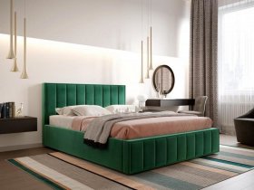 Кровать мягкая 1,4 Вена стандарт, вар.1 в Довольном - dovolnoe.mebel-nsk.ru | фото