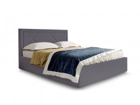 Кровать мягкая 1,6 Сиеста стандарт, вар.3 в Довольном - dovolnoe.mebel-nsk.ru | фото