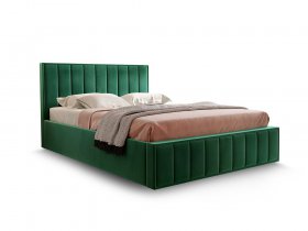Кровать мягкая 1,6 Вена стандарт, вар.1 в Довольном - dovolnoe.mebel-nsk.ru | фото