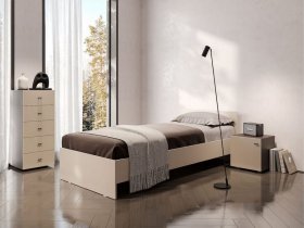 Кровать односпальная 0,9м Гиза в Довольном - dovolnoe.mebel-nsk.ru | фото