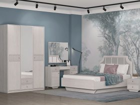 Модульная спальня Лоренцо в Довольном - dovolnoe.mebel-nsk.ru | фото