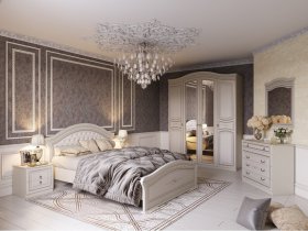 Модульная спальня Николь (Мебельград) в Довольном - dovolnoe.mebel-nsk.ru | фото