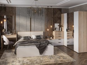 Модульная спальня Норд в Довольном - dovolnoe.mebel-nsk.ru | фото