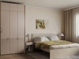 Модульная спальня Орма (МДФ) в Довольном - dovolnoe.mebel-nsk.ru | фото