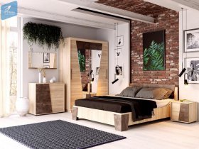 Модульная спальня Санремо в Довольном - dovolnoe.mebel-nsk.ru | фото