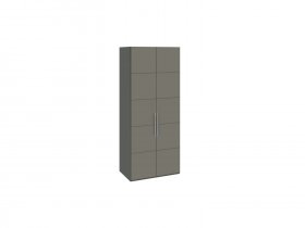 Шкаф для одежды с 2 дверями Наоми (джут/фон серый) СМ-208.07.03 в Довольном - dovolnoe.mebel-nsk.ru | фото