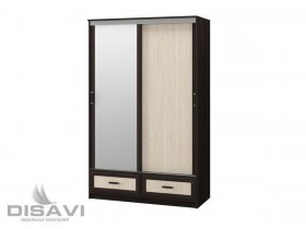 Шкаф-купе 2-х створчатый 1.3м Модерн в Довольном - dovolnoe.mebel-nsk.ru | фото