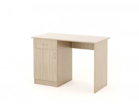 Стол письменный СП-01 (Биг) ясень шимо светлый в Довольном - dovolnoe.mebel-nsk.ru | фото