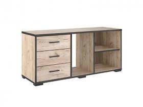 Тумба 1200 Тм075.0 Гермес лофт (дуб крафт серый) в Довольном - dovolnoe.mebel-nsk.ru | фото